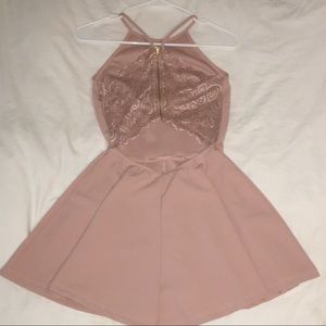 Pastel pink romper